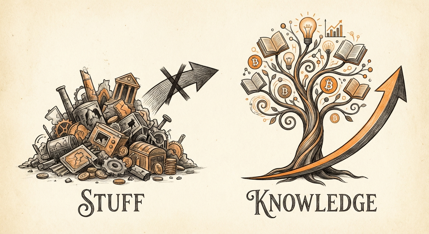 Wealth as stuff vs wealth as knowledge