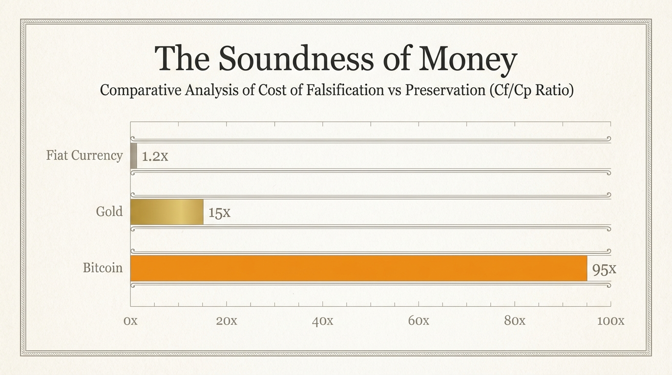 Cost of falsification vs preservation comparison